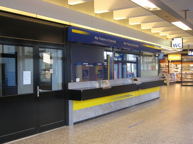 station Goes lokettenwand