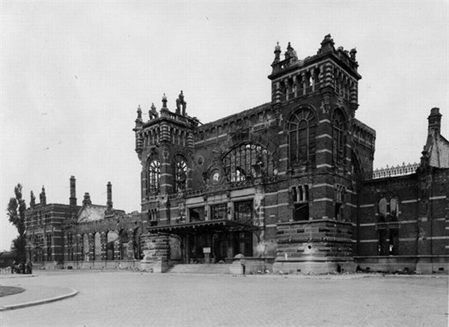 station Hertogenbosch ruïne van het stationsgebouw