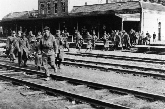station Delfzijl Duitse krijgsgevangenen