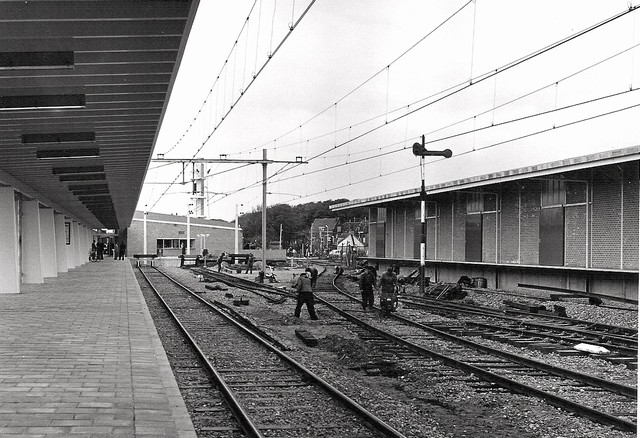 station Helder de verbindingsspoorbaan is hier nog zichtbaar