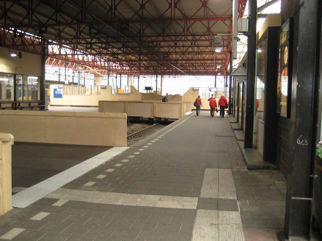 station Eindhoven Centraal tijdens de grote verbouwing