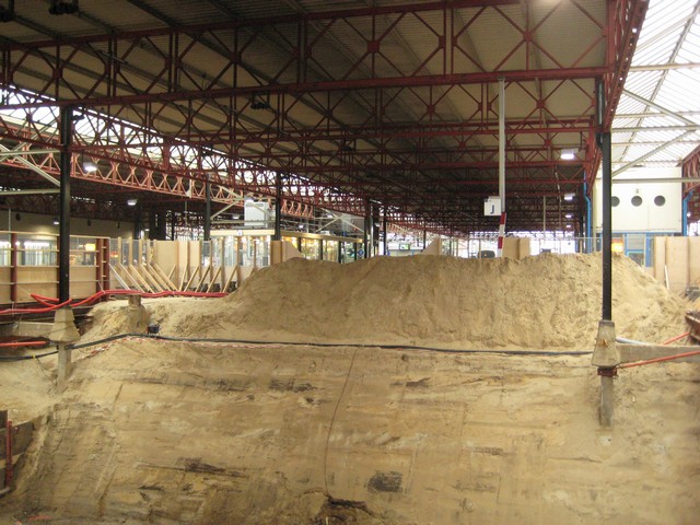 station Eindhoven Centraal tijdens de grote verbouwing
