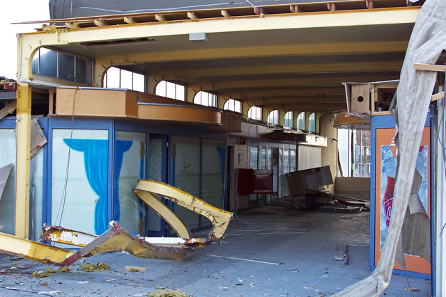 station Hilversum Sloop van het gebouw.