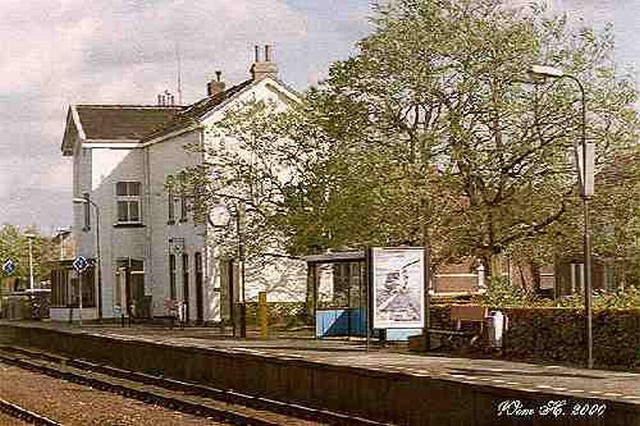 station Swalmen Het oude station.