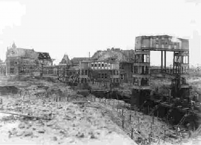 station Vlissingen Oorlogsschade